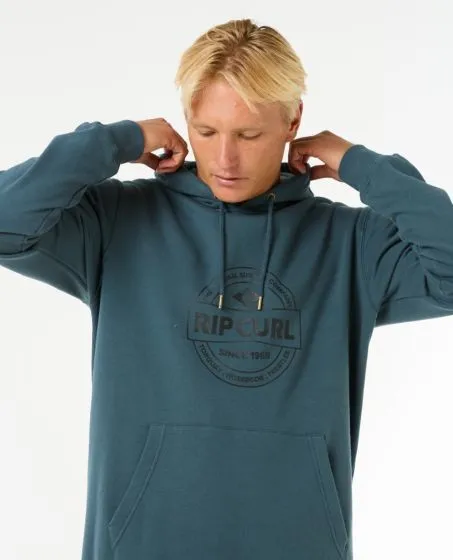 Rip Curl Stapler Mens Hoody - Pine Night