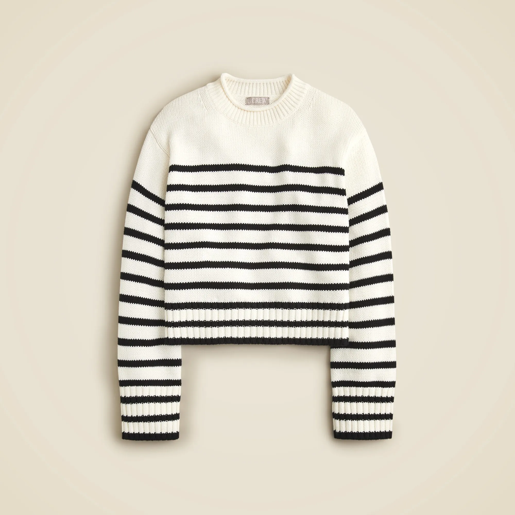 Rollneck™ sweater in stripe