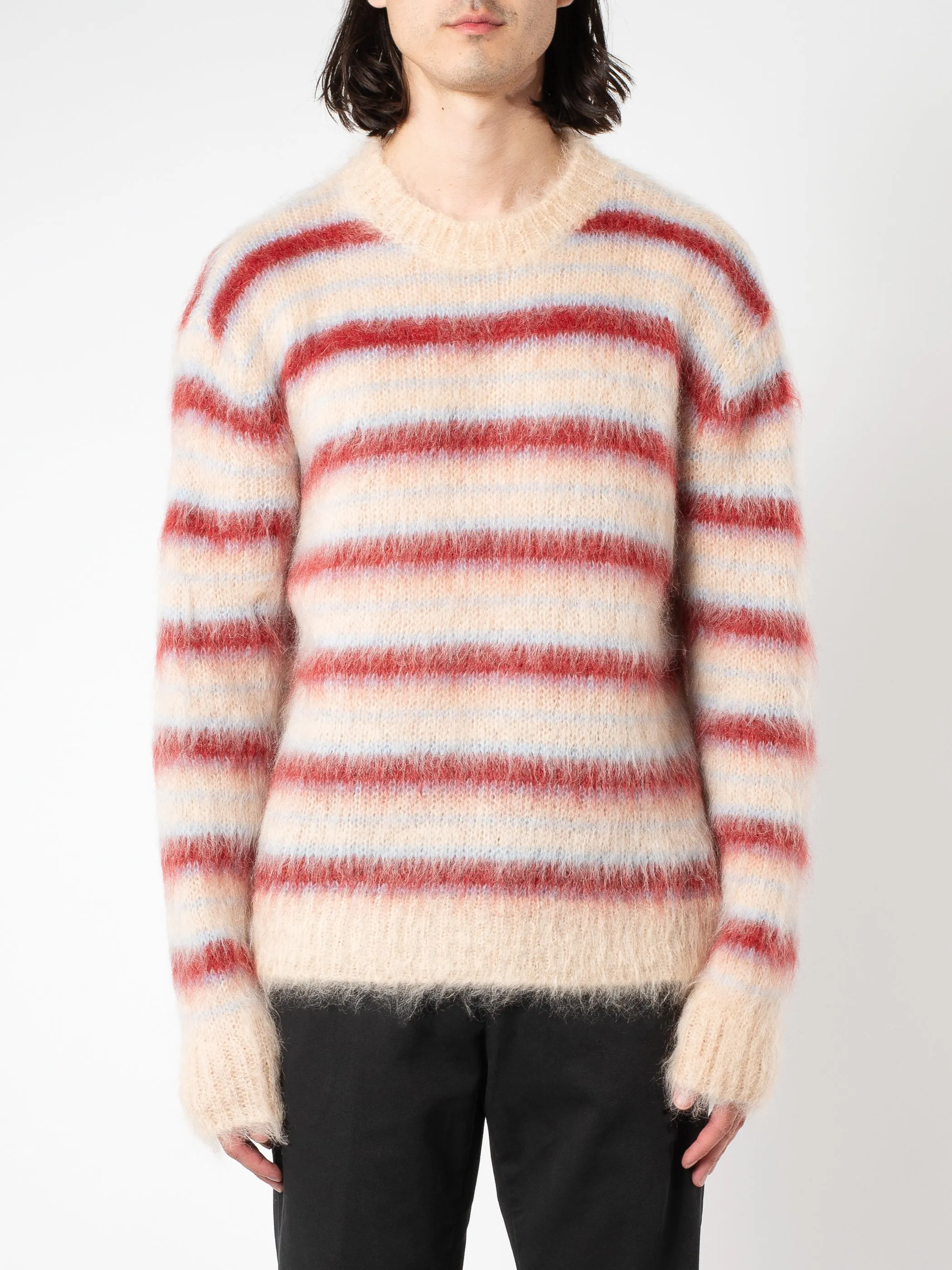 Striped Mohair Sweater