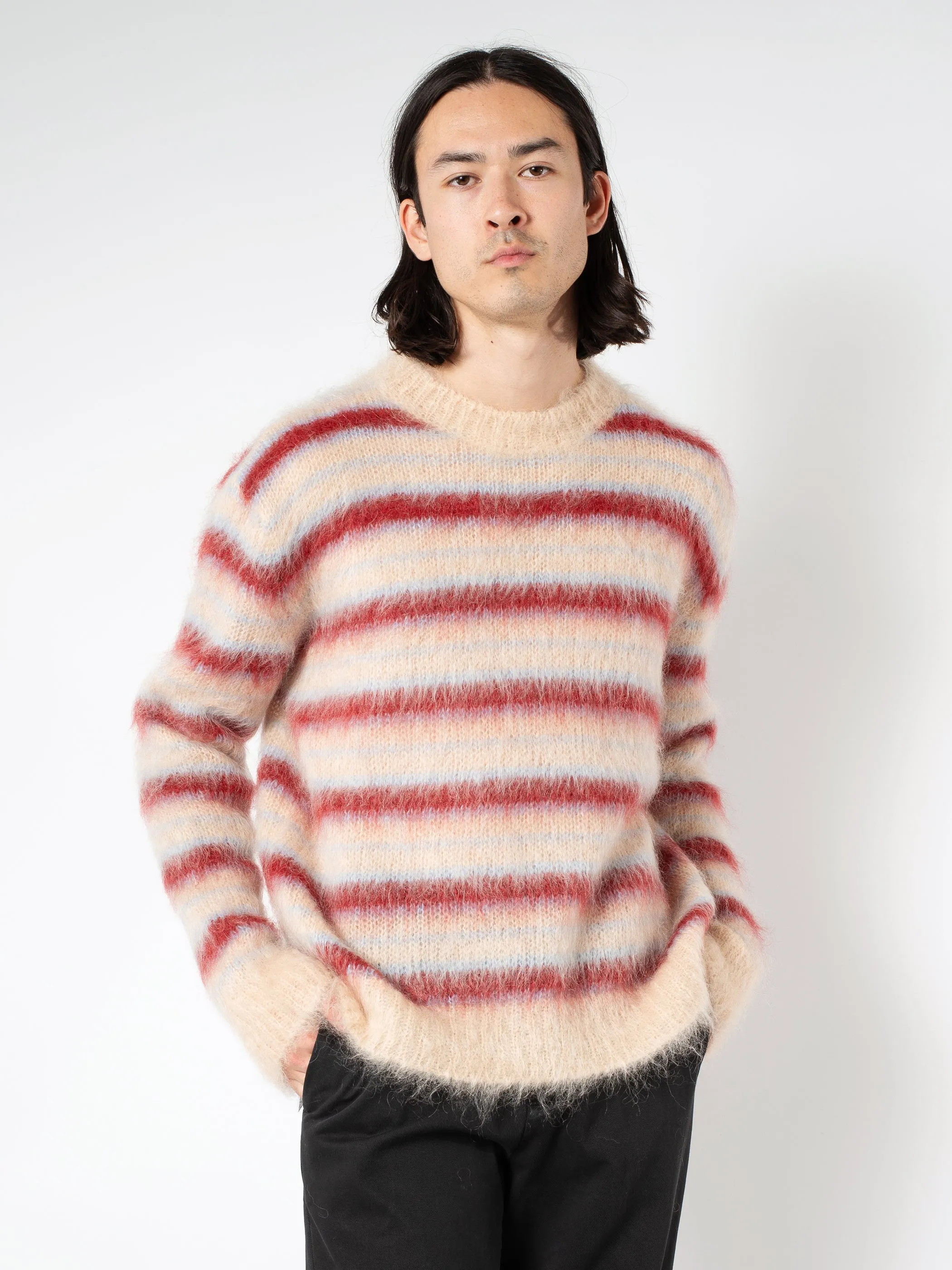 Striped Mohair Sweater