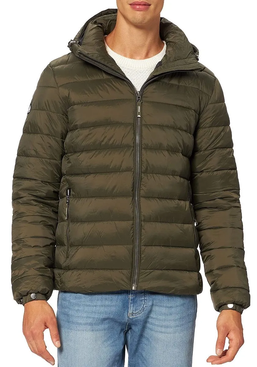 Superdry Classic Fuji Puffer Jacket Dark Moss