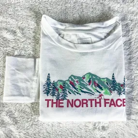 The North Face Girls Longsleeve Graphic Tee TNF White