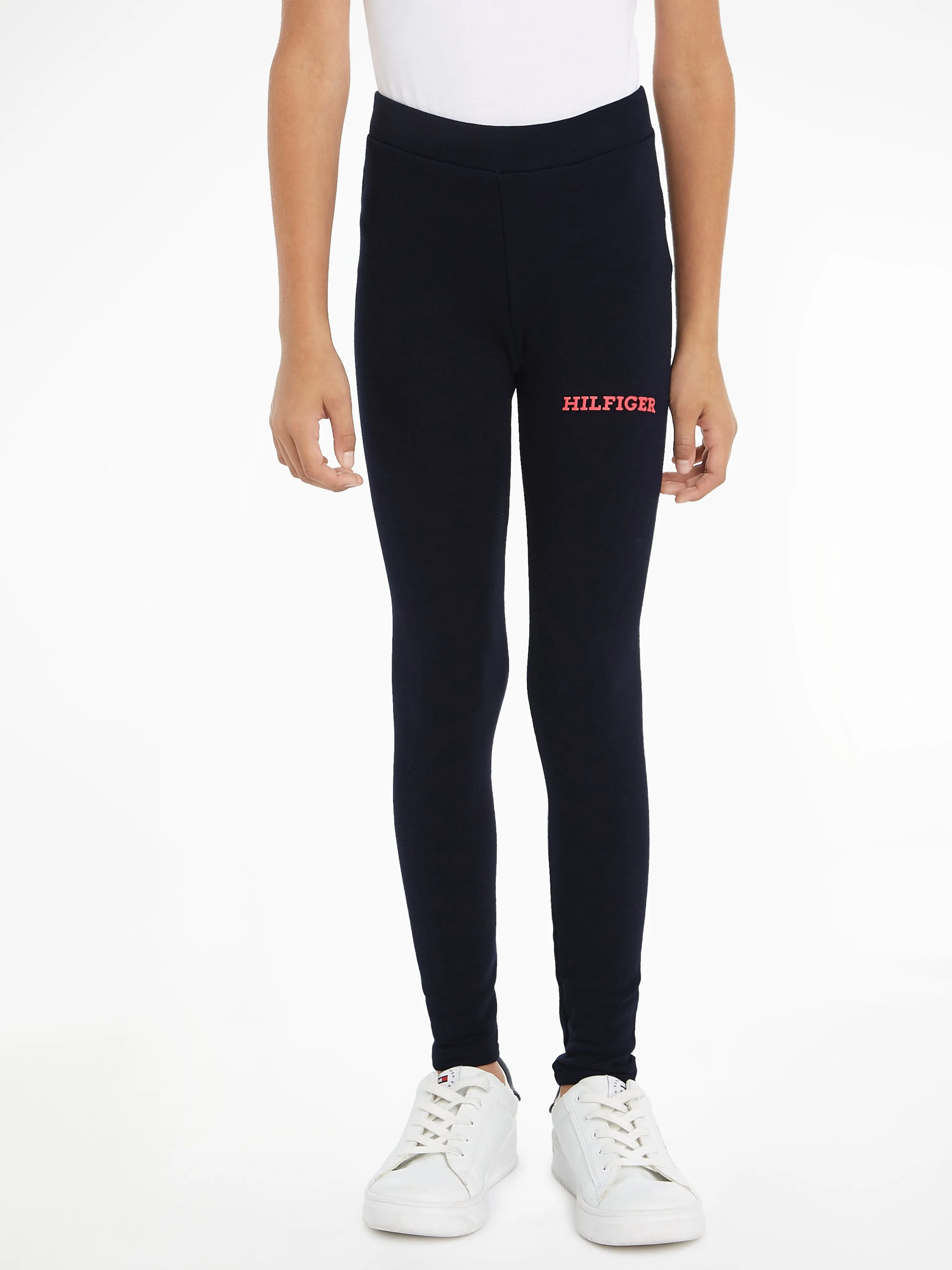 Tommy Hilfiger Girls Monotype Leggings in Navy