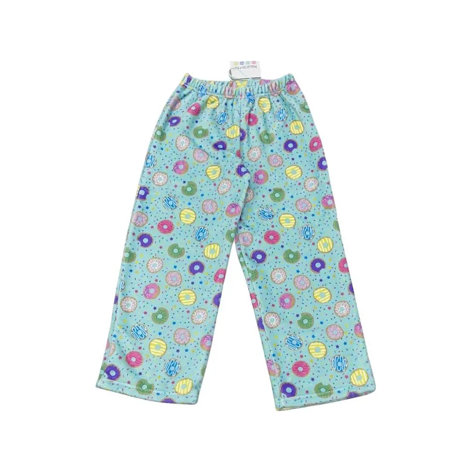 turquoise donuts plush pant