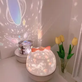 Universe unicorn projection lamp
