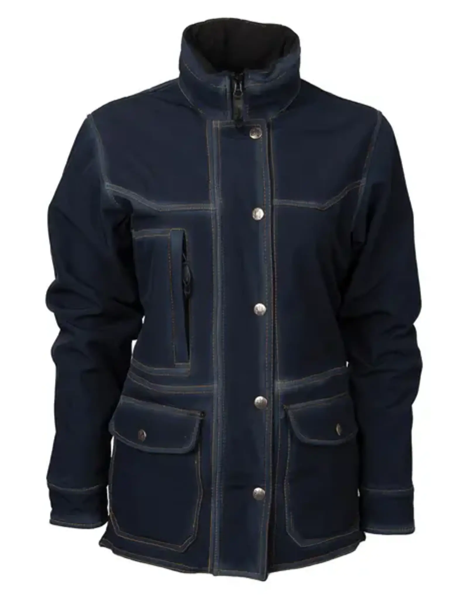 Womens STS Navy Brazos Enzyme Jacket