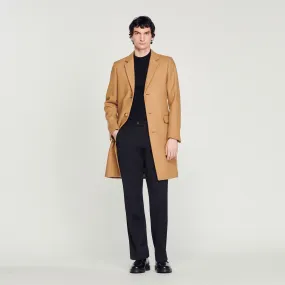Wool and cashmere coat