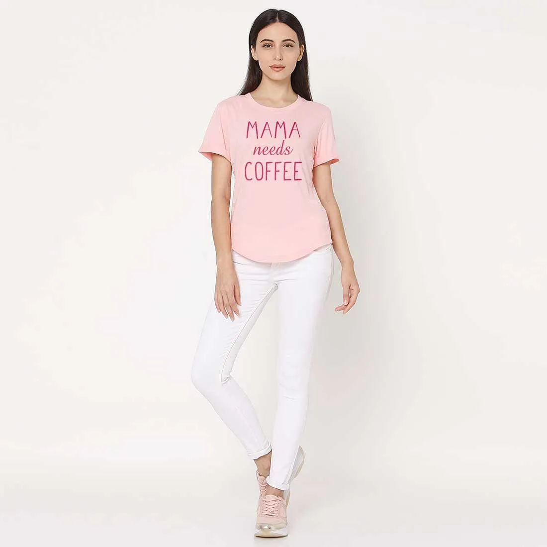 Workout Tshirt For Women  - Mama Needs Coffee