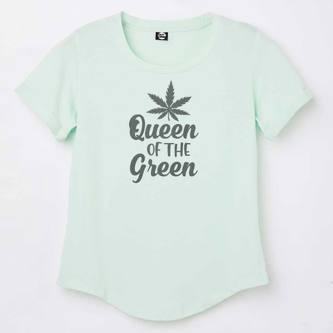 Workout Tshirt For Women  - Queen of The Green