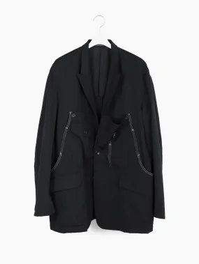 Yohji Yamamoto Pour Homme SS07 Wool Gab Utility Blazer