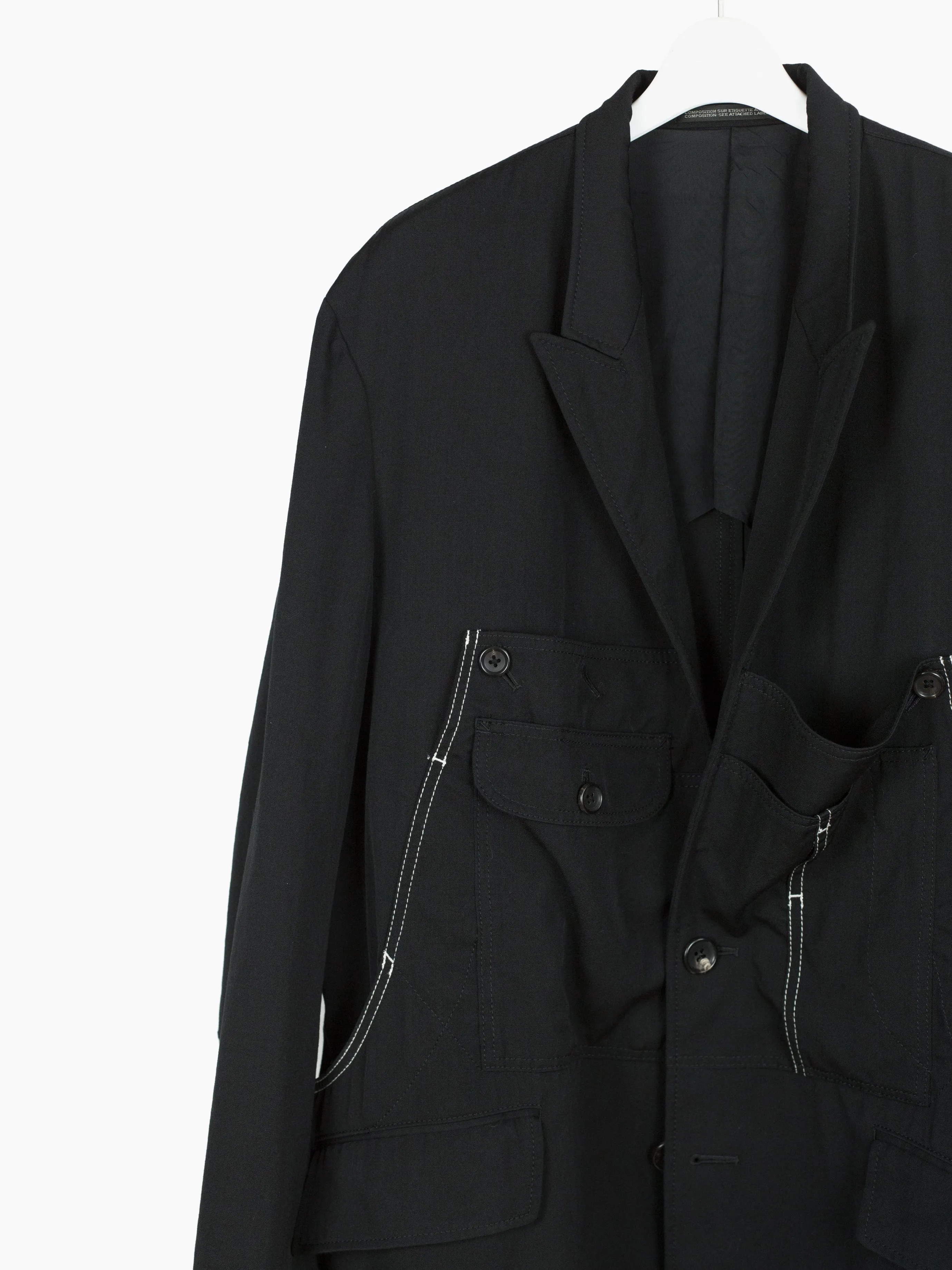 Yohji Yamamoto Pour Homme SS07 Wool Gab Utility Blazer